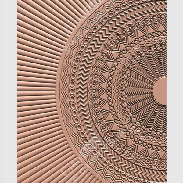 3D CNC Wall Panel Design – CT-PWD-012 Geometric Pattern