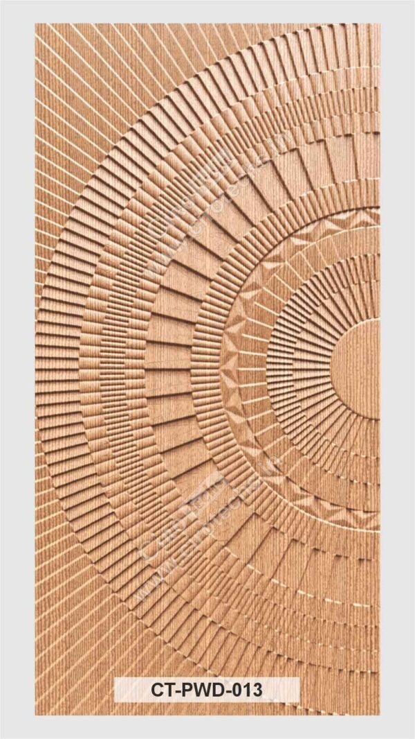 3D CNC Wall Panel Design – CT-PWD-013 Geometric Pattern