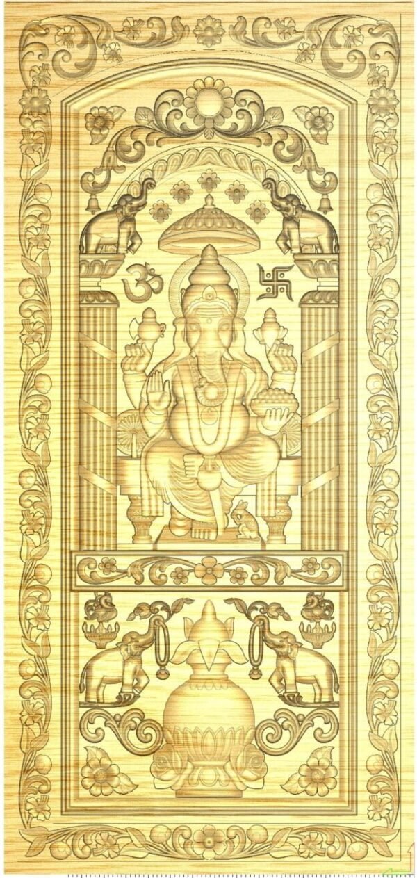 3D Door Ganesh ji